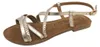 Lazamani Zoe Damen Ledersandalen Gold Größe 40 Produktbild-Vorschau 6