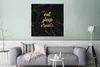 MuchoWow® Poster Zitat - Schlaf - Gold - Marmor 75x75 cm - Produktbild-Vorschau 5