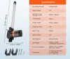 SucceBuy 12 V, 14 pollici attuatore lineare per impieghi Anteprima dell’immagine prodotto 7