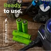 GP Batteries 12085AAAHCE-C4 1x4 GP ReCyko NiMH Akku AAA Podgląd zdjęcia produktu 7