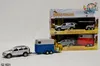 Volvo XC-90 kovové auto s prívesom pre kone 13cm Náhľad obrázku produktu 2