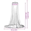 vidaXL Moustiquaire pour lit 220 Mesh Blanc 56x56x220 cm Voir les images du produit 7