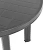 vidaXL Zahradní stůl antracitový 89 cm Plastový Náhled obrázku produktu 2