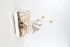 Holzdekoration Weihnachten 10 LED Holz Tannenbaum Reh Frohe Produktbild-Vorschau 5