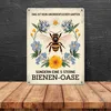 Biene mit Blumen DAS IST KEIN UNORDENTLICHER GARTEN Produktbild-Vorschau 4