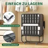 Składane łóżko dla gości 78 x 190 cm z materacem z pianki Podgląd zdjęcia produktu 5