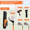 COSTWAY 5-częściowy dziecięcy zestaw kijów golfowych, Podgląd zdjęcia produktu 4
