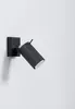 Wandleuchte RING schwarz ein Schalter 1xGU10 10W Stahl Produktbild-Vorschau 2