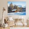 MuchoWow® Poster Hütte in den Bergen der Schweiz im Winter Produktbild-Vorschau 7