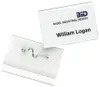 Durable Namensschild 40x75mm tr 100St mit Wellennadel Produktbild-Vorschau 15