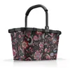 A shopping basket with a floral pattern. Produktbild-Vorschau
