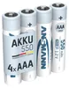 Ansmann Blister 4 X Accu, AAA, 550 mAh, AAA / HR03, Podgląd zdjęcia produktu 17