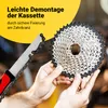 Kettenpeitsche Fahrrad Kassette Abzieher, Kassette Werkzeug Produktbild-Vorschau 6