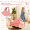 COSTWAY 2 w 1 – sofa dla dzieci, kanapa z funkcją spania, Podgląd zdjęcia produktu 4