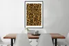 MuchoWow® Gerahmtes Poster Pantherdruck - Muster - Gelb Produktbild-Vorschau 3