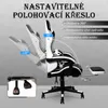 Herní židle Puluomis s podnožkou, kancelářská židle, křeslo Náhled obrázku produktu 5