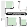 com-four® 4x Blumenkastenhalter für Balkon-Brüstungen und Produktbild-Vorschau 4
