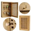 Wisząca szafka na klucze KIZU, 19 x 27 x 6 cm, bambus Podgląd zdjęcia produktu 13