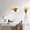 Poster - Poster ohne Rahmen - Stier Scotch Aquarell - 40x30 Produktbild-Vorschau 5