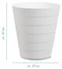 Zeller Abfalleimer, 13,5 Liter, Kunststoff, weiß, Ø29 x 30 Produktbild-Vorschau 3