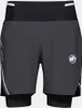 Aenergy TR 2 in 1 Shorts von Mammut in Schwarz mit reflektierenden Details. Produktbild-Vorschau