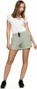 Damen joggingbroek, effen, elastische tailleband, Productafbeelding-voorbeeld 3