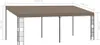 DELUKE® Gartenpavillon Pergola LYMP | 6x3 m Taupe Stoff | Produktbild-Vorschau 2