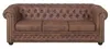 Edles Chesterfield Sofa 3 Sitzer in Mikrofaser Vintage Produktbild-Vorschau 2