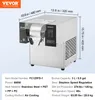 A commercial snow ice maker with dimensions and specifications displayed. Produktbild-Vorschau