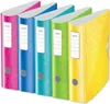 A row of five colorful binders. Produktbild-Vorschau