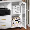 SoBuy ASK09-W Sideboard auf Rollen Küchenwagen Produktbild-Vorschau 7