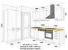 Küche Eko White 240 + 100cm weiß Küchenzeile Küchenblock Produktbild-Vorschau 2