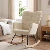 HOMCOM Schaukelstuhl Sessel Relaxsessel bis 120 kg, Produktbild-Vorschau 2