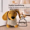 Türstopper Dackel 920 g schwerer Türhalter Hund Türpuffer Produktbild-Vorschau 3