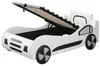 Autobett Kinderbett Flachbett mit Lattenrost Produktbild-Vorschau 10