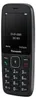 A black Panasonic feature phone shown from a front-diagonal angle. Produktbild-Vorschau