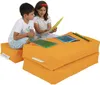 Hanah Home, Kids Double Seat Pouf - Orange, Outdoor Produktbild-Vorschau 8