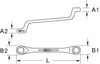 KS Tools 517.0825, Chrom-Vanadium-Stahl, Chrom, 36x41 mm, Produktbild-Vorschau 3
