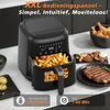 Heteluchtfriteuse 6L met kijkvenster, olievrije Productafbeelding-voorbeeld 4
