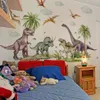 2er Set Dinosaurier Wandsticker – Selbstklebende Deko für Produktbild-Vorschau 1