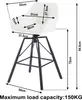 Barhocker 4er Set - Hoher Drehbarer Barstuhl - 360° Drehbar Produktbild-Vorschau 3