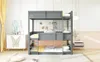 Dreibett Etagenbett 90 x 200 cm, modulares Kinderbett mit 3 Produktbild-Vorschau 14