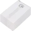 A stack of white vacuum cleaner bags on a white background. Produktbild-Vorschau