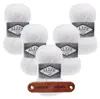 5 x ALIZE Superlana Maxi 55 White mit Label Produktbild-Vorschau 1