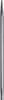 A close-up, vertical shot of a metal knitting needle. Produktbild-Vorschau