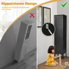 GOPLUS Badezimmerschrank hoch, Hochschrank mit 2 Türen, 5 Produktbild-Vorschau 5