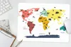 MuchoWow® Mauspad Mousepad Weltkarte Kinder - Tiere - Produktbild-Vorschau 5