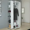Vicco Garderobe Mats, 36.6 x 191 cm, Weiß Hochglanz Produktbild-Vorschau 5