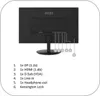 MSI PRO MP242A - Monitor LCD - 61 cm (24″) (23,8″ di area Anteprima dell’immagine prodotto 2
