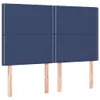 vidaXL Kopfteile 4 Stk. Blau 72x5x78/88 cm Stoff -  Kopf- & Produktbild-Vorschau 10